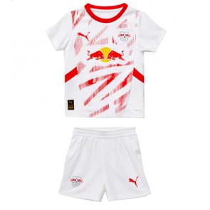RB Leipzig Hemmatröja Barn 2024-25 Kortärmad (+ Korta byxor)