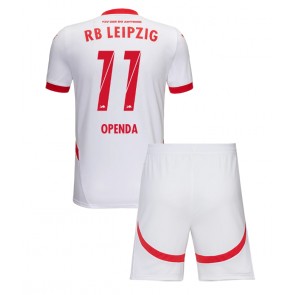 RB Leipzig Lois Openda #11 Hemmatröja Barn 2024-25 Kortärmad (+ Korta byxor)