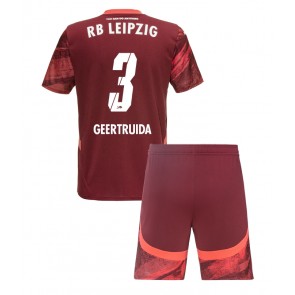 RB Leipzig Lutsharel Geertruida #3 Bortatröja Barn 2024-25 Kortärmad (+ Korta byxor)