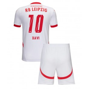 RB Leipzig Xavi Simons #10 Hemmatröja Barn 2024-25 Kortärmad (+ Korta byxor)