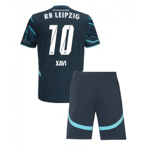 RB Leipzig Xavi Simons #10 Tredje Tröja Barn 2024-25 Kortärmad (+ Korta byxor)