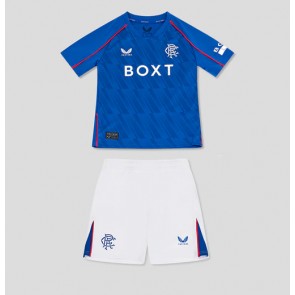 Rangers Hemmatröja Barn 2024-25 Kortärmad (+ Korta byxor)