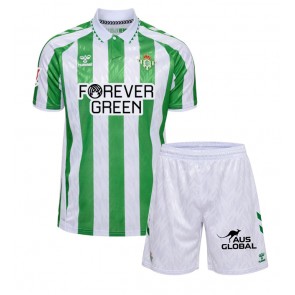 Real Betis Hemmatröja Barn 2024-25 Kortärmad (+ Korta byxor)