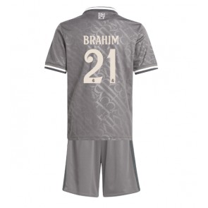 Real Madrid Brahim Diaz #21 Tredje Tröja Barn 2024-25 Kortärmad (+ Korta byxor)