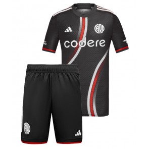 River Plate Tredje Tröja Barn 2024-25 Kortärmad (+ Korta byxor)