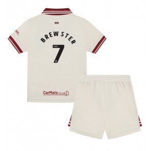 Sheffield United Rhian Brewster #7 Tredje Tröja Barn 2024-25 Kortärmad (+ Korta byxor)