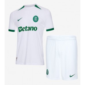 Sporting CP Bortatröja Barn 2024-25 Kortärmad (+ Korta byxor)