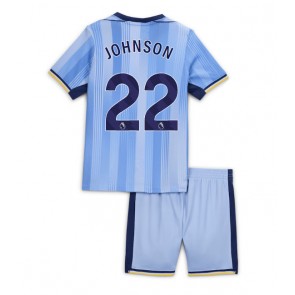 Tottenham Hotspur Brennan Johnson #22 Bortatröja Barn 2024-25 Kortärmad (+ Korta byxor)