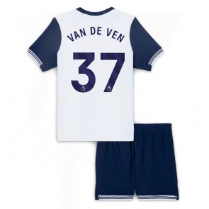 Tottenham Hotspur Micky van de Ven #37 Hemmatröja Barn 2024-25 Kortärmad (+ Korta byxor)