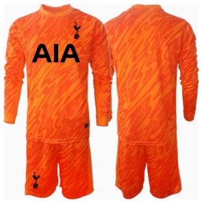 Tottenham Hotspur Målvakt Bortatröja Barn 2024-25 Långärmad (+ Korta byxor)