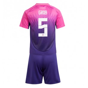 Tyskland Pascal Gross #5 Bortatröja Barn EM 2024 Kortärmad (+ Korta byxor)