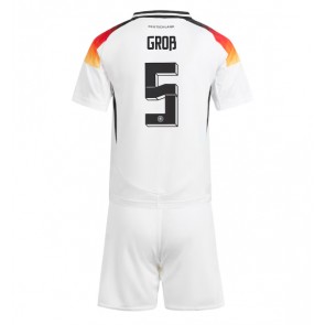 Tyskland Pascal Gross #5 Hemmatröja Barn EM 2024 Kortärmad (+ Korta byxor)