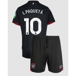West Ham United Lucas Paqueta #10 Bortatröja Barn 2024-25 Kortärmad (+ Korta byxor)