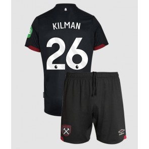 West Ham United Max Kilman #26 Bortatröja Barn 2024-25 Kortärmad (+ Korta byxor)