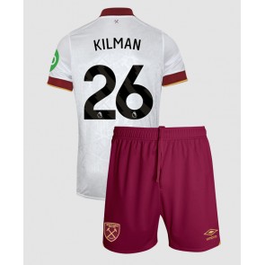 West Ham United Max Kilman #26 Tredje Tröja Barn 2024-25 Kortärmad (+ Korta byxor)