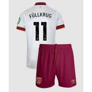 West Ham United Niclas Fullkrug #11 Tredje Tröja Barn 2024-25 Kortärmad (+ Korta byxor)