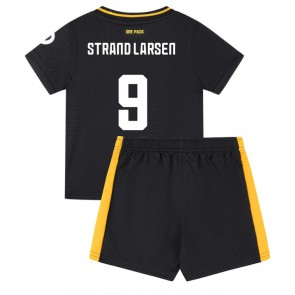 Wolves Jorgen Strand Larsen #9 Bortatröja Barn 2024-25 Kortärmad (+ Korta byxor)
