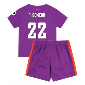 Wolves Nelson Semedo #22 Tredje Tröja Barn 2024-25 Kortärmad (+ Korta byxor)
