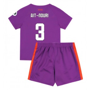 Wolves Rayan Ait-Nouri #3 Tredje Tröja Barn 2024-25 Kortärmad (+ Korta byxor)