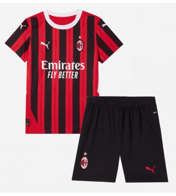 AC Milan Hemmatröja Barn 2024-25 Kortärmad (+ Korta byxor)
