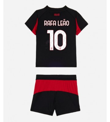 AC Milan Rafael Leao #10 Hemmatröja Barn 2025-26 Kortärmad (+ Korta byxor)