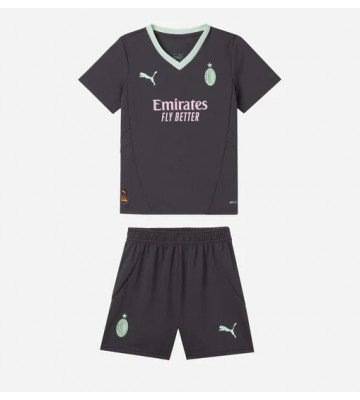 AC Milan Tredje Tröja Barn 2024-25 Kortärmad (+ Korta byxor)
