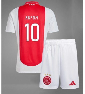 Ajax Chuba Akpom #10 Hemmatröja Barn 2024-25 Kortärmad (+ Korta byxor)