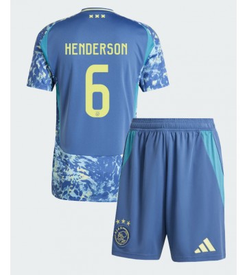 Ajax Jordan Henderson #6 Bortatröja Barn 2024-25 Kortärmad (+ Korta byxor)