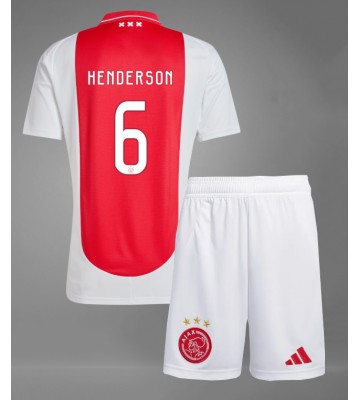 Ajax Jordan Henderson #6 Hemmatröja Barn 2024-25 Kortärmad (+ Korta byxor)