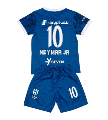 Al-Hilal Neymar Jr #10 Hemmatröja Barn 2024-25 Kortärmad (+ Korta byxor)