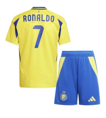 Al-Nassr Cristiano Ronaldo #7 Hemmatröja Barn 2024-25 Kortärmad (+ Korta byxor)