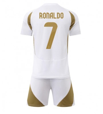 Al-Nassr Cristiano Ronaldo #7 Tredje Tröja Barn 2024-25 Kortärmad (+ Korta byxor)