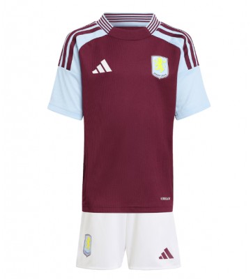 Aston Villa Hemmatröja Barn 2024-25 Kortärmad (+ Korta byxor)