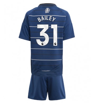 Aston Villa Leon Bailey #31 Tredje Tröja Barn 2024-25 Kortärmad (+ Korta byxor)