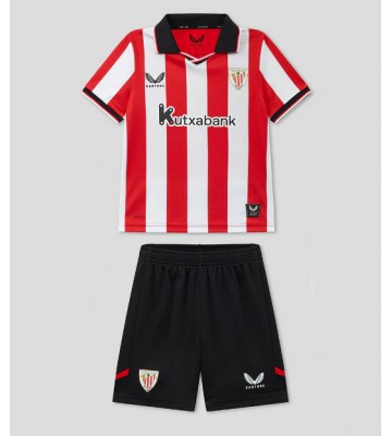 Athletic Bilbao Hemmatröja Barn 2025-26 Kortärmad (+ Korta byxor)
