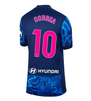 Atletico Madrid Angel Correa #10 Tredje Tröja Dam 2024-25 Kortärmad