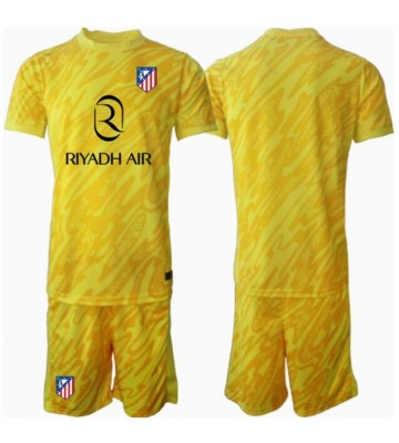Atletico Madrid Målvakt Tredje Tröja Barn 2024-25 Kortärmad (+ Korta byxor)