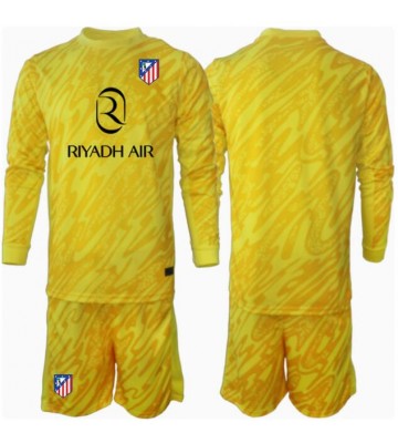 Atletico Madrid Målvakt Tredje Tröja Barn 2024-25 Långärmad (+ Korta byxor)