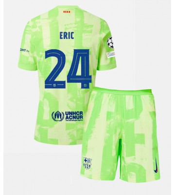 Barcelona Eric Garcia #24 Tredje Tröja Barn 2024-25 Kortärmad (+ Korta byxor)