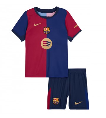 Barcelona Hemmatröja Barn 2024-25 Kortärmad (+ Korta byxor)