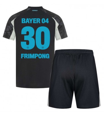 Bayer Leverkusen Jeremie Frimpong #30 Tredje Tröja Barn 2024-25 Kortärmad (+ Korta byxor)