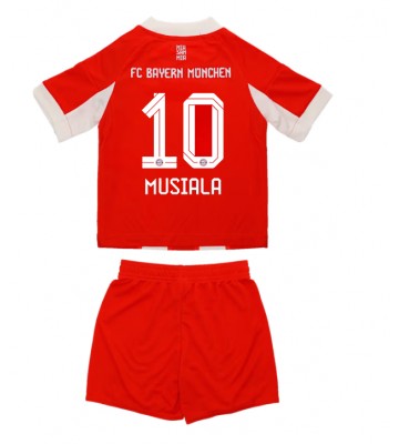 Bayern Munich Jamal Musiala #10 Hemmatröja Barn 2025-26 Kortärmad (+ Korta byxor)