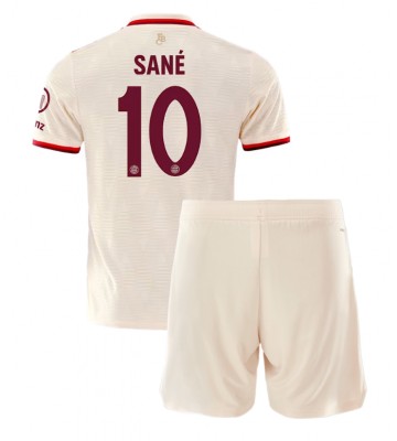 Bayern Munich Leroy Sane #10 Tredje Tröja Barn 2024-25 Kortärmad (+ Korta byxor)