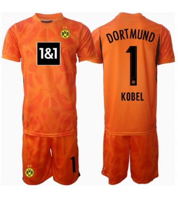 Borussia Dortmund Gregor Kobel #1 Målvakt Tredje Tröja Barn 2024-25 Kortärmad (+ Korta byxor)