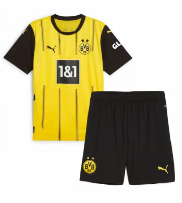 Borussia Dortmund Hemmatröja Barn 2024-25 Kortärmad (+ Korta byxor)