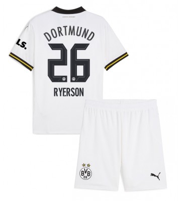 Borussia Dortmund Julian Ryerson #26 Tredje Tröja Barn 2024-25 Kortärmad (+ Korta byxor)