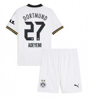 Borussia Dortmund Karim Adeyemi #27 Tredje Tröja Barn 2024-25 Kortärmad (+ Korta byxor)