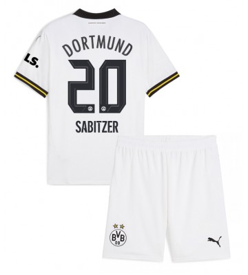 Borussia Dortmund Marcel Sabitzer #20 Tredje Tröja Barn 2024-25 Kortärmad (+ Korta byxor)