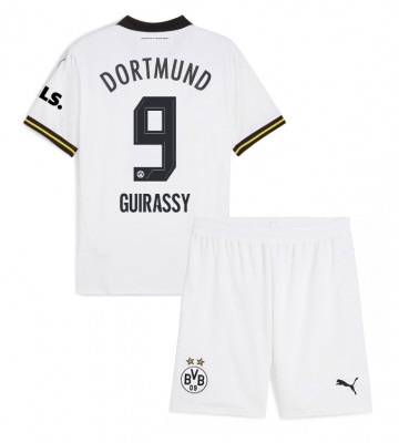 Borussia Dortmund Serhou Guirassy #9 Tredje Tröja Barn 2024-25 Kortärmad (+ Korta byxor)