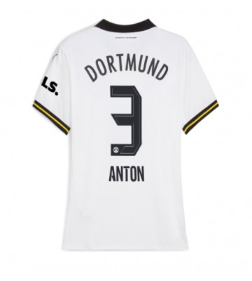Borussia Dortmund Waldemar Anton #3 Tredje Tröja Dam 2024-25 Kortärmad